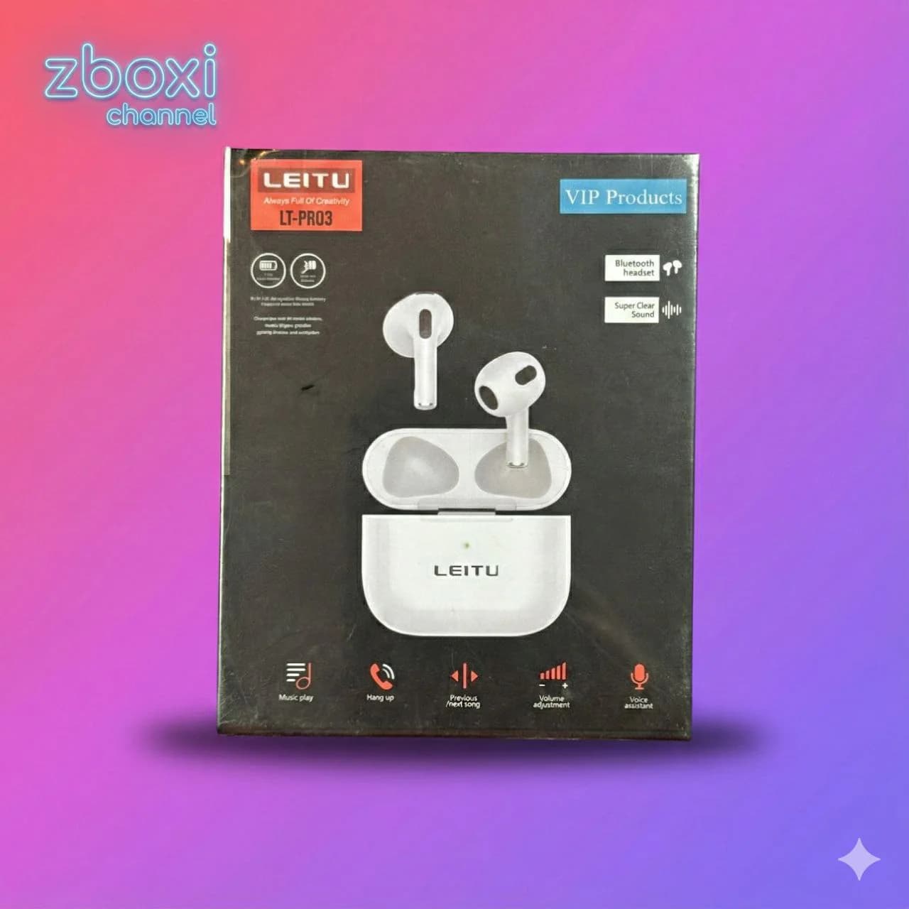 ایرباد بلوتوثی Leitu  پرو ۳ - تصویر 3