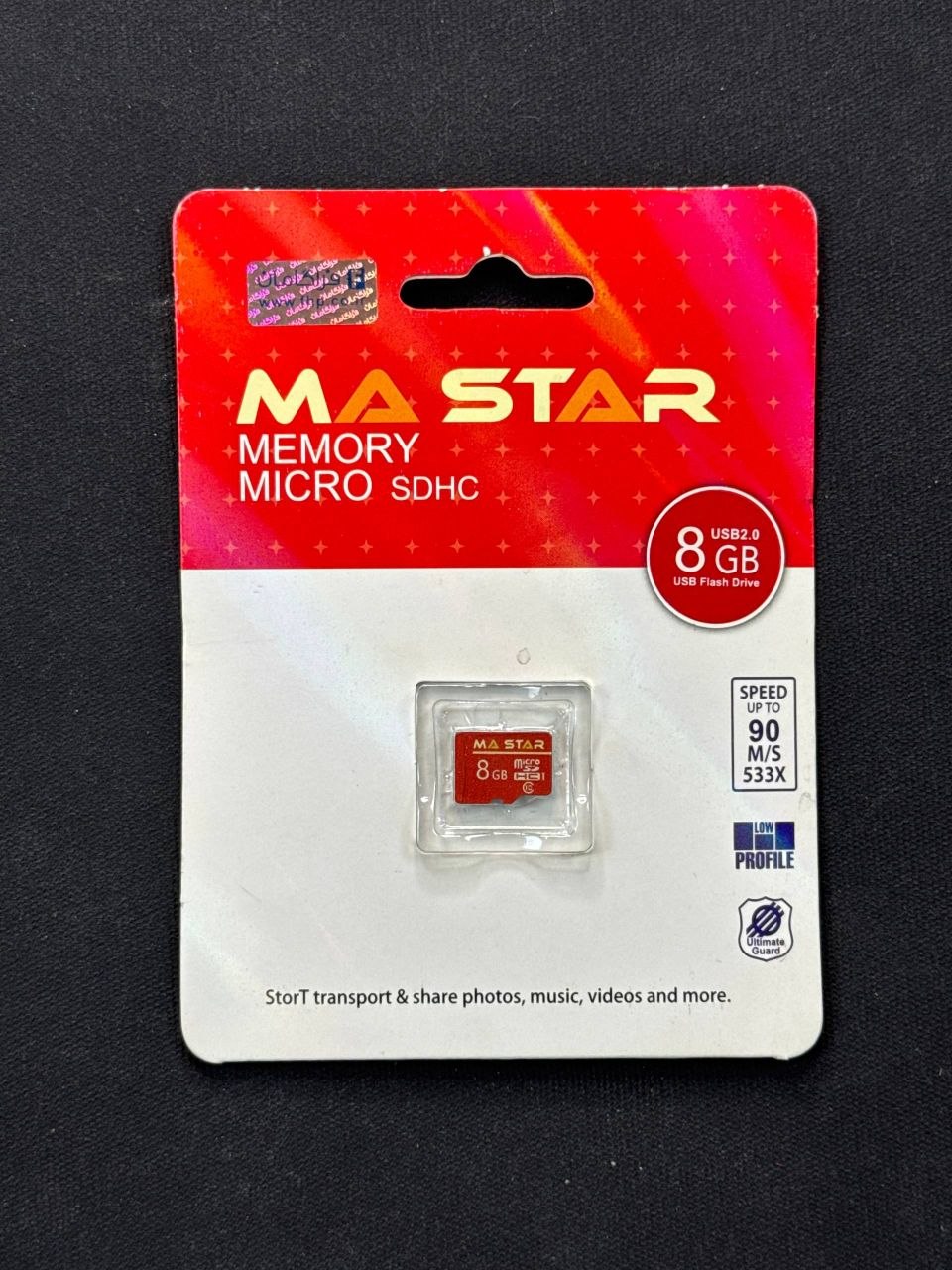 کارت حافظه Ma Star MicroSD ظرفیت 8GB