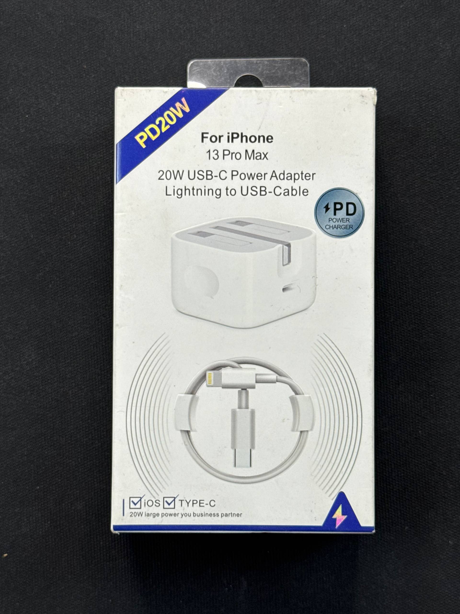 آداپتور شارژ آیفون USB-C توان 20W